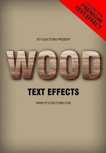 Wood Text Effects