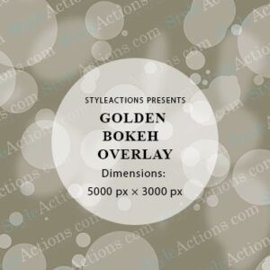 Golden Bokeh Overlay