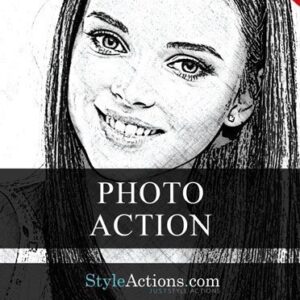 Hand Drawn Effect Psd Action