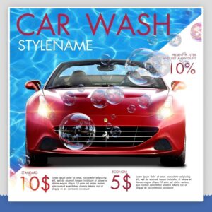 Car Wash Animated Template