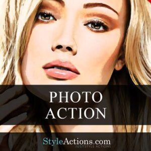 Cartoon Painting Psd Action