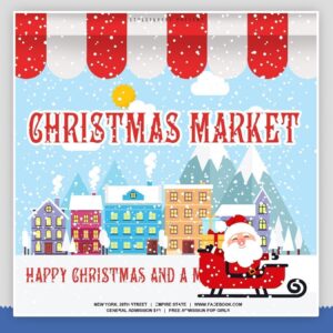 Christmas Market Animated Template