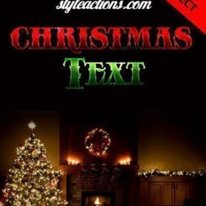 Christmas Text Psd Flyer Template