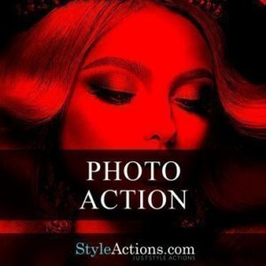 Dramatic Red Effect Psd Action