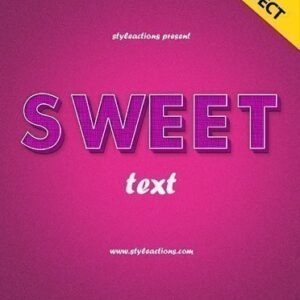 Sweet Text Style Psd Action1