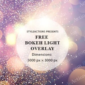 Bokeh Light Overlay