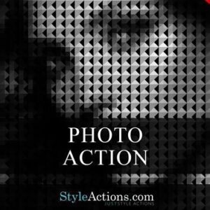 Dark Polygons Pattern Psd Action