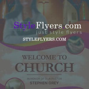 church psd flyer