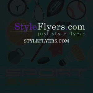 Sport Event PSD Flyer Template