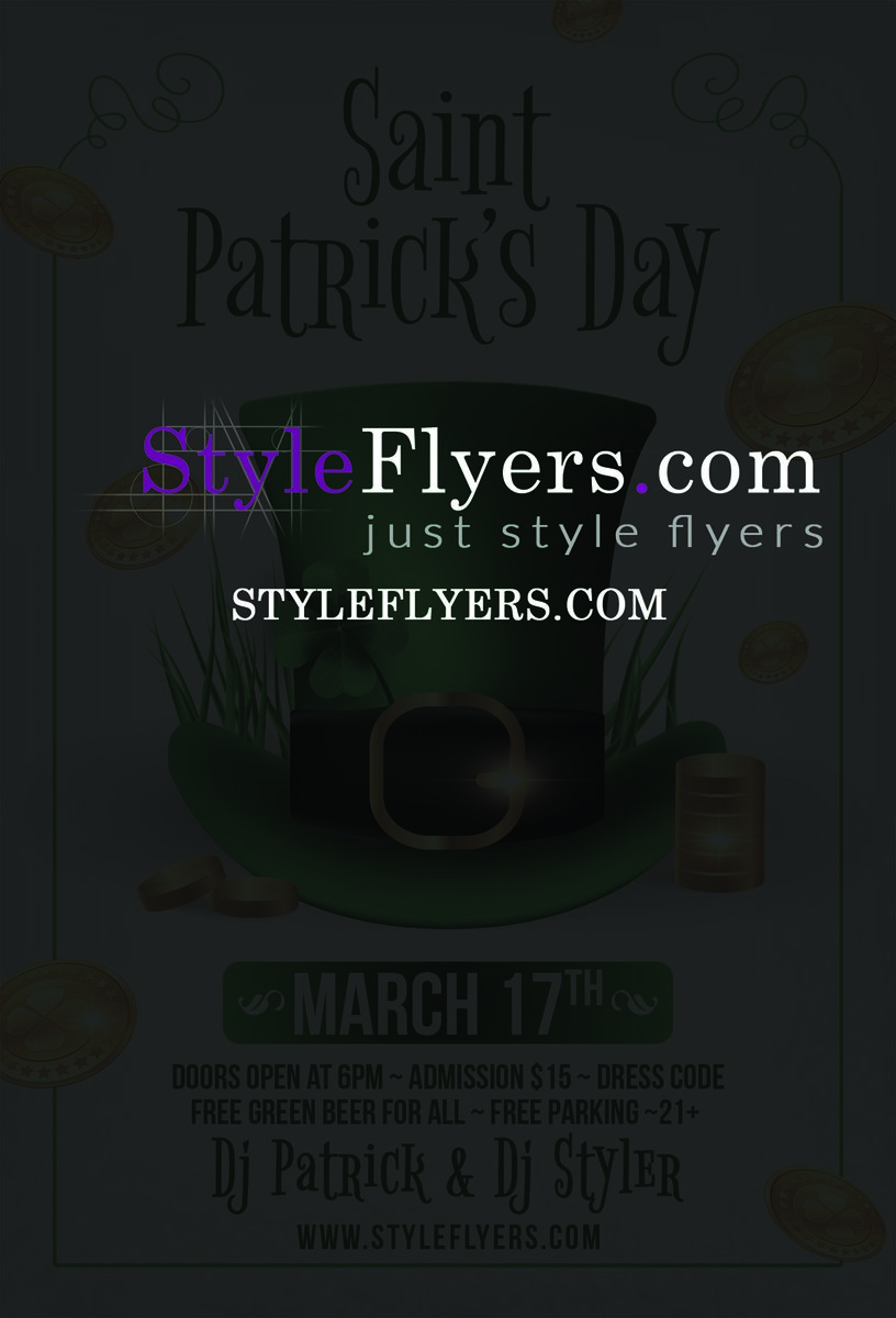 St. Patricks Day Flyer premium template