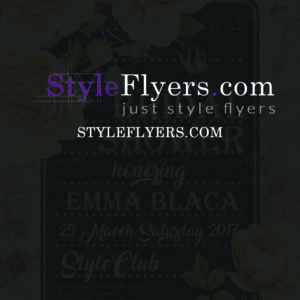 bridal shower PSD Flyer Template