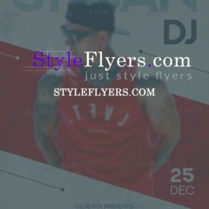 Urban Dj psd flyer