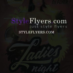 ladies night PSD Flyer Template