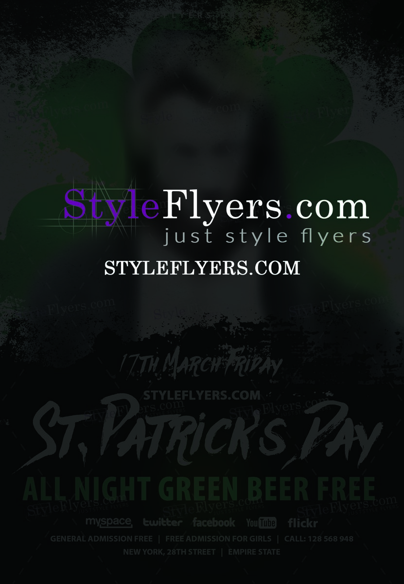 St Patricks Day 2017 PSD Flyer Template
