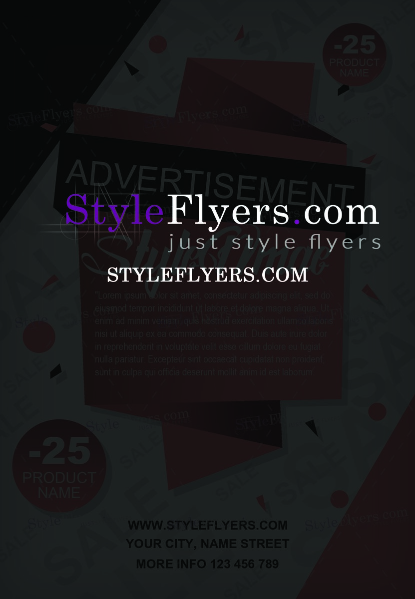 Advertisement Flyer