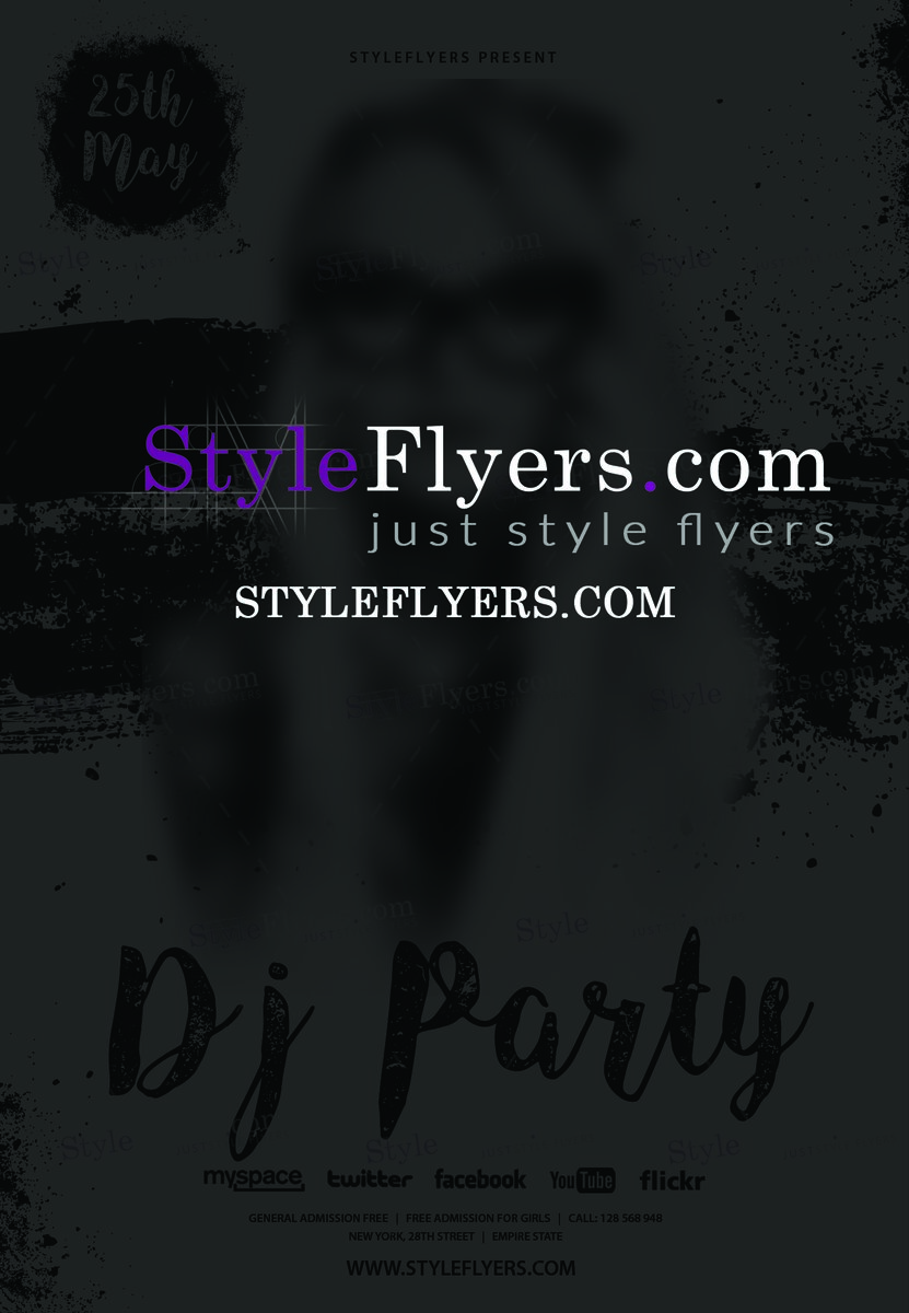 Dj Party flyer