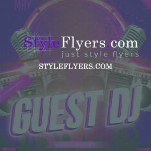 Guest DJ premium template PSD Flyer Template