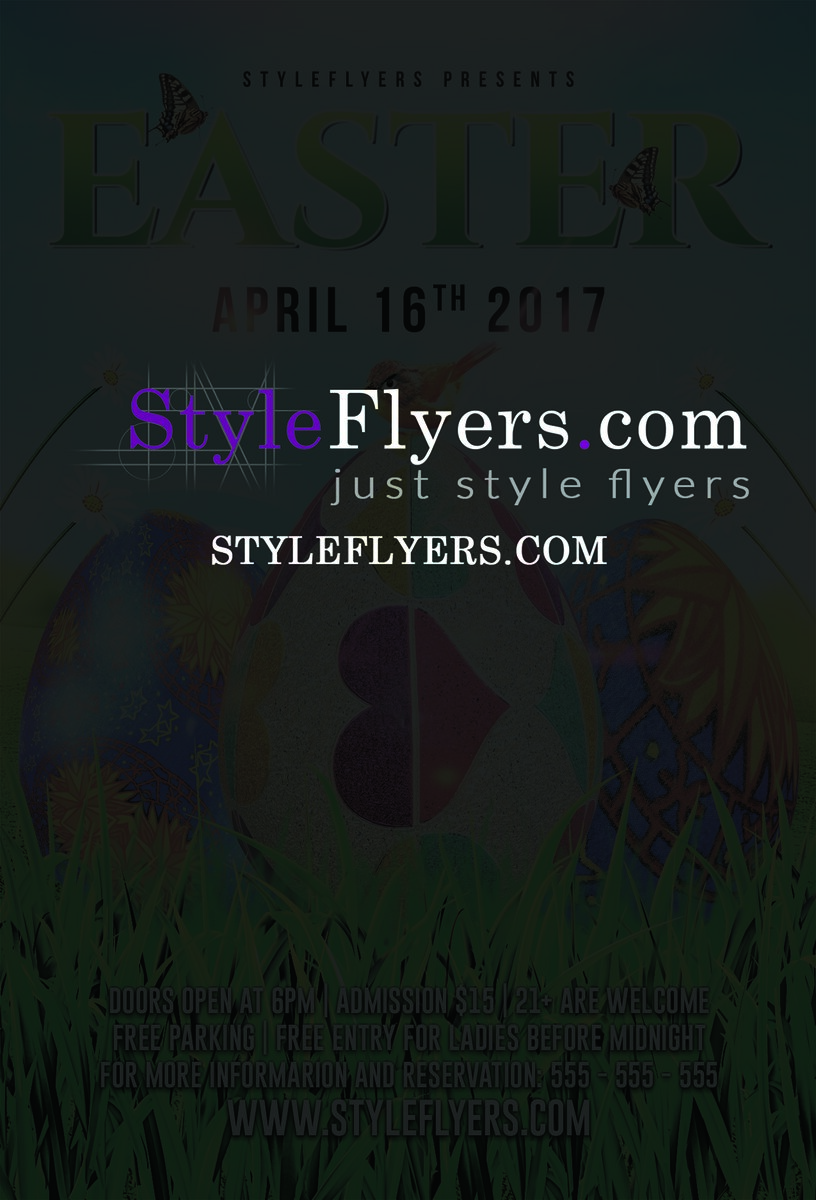 easter Flyer premium template