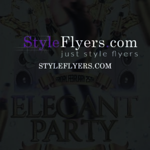 elegant night Flyer PSD Flyer Template