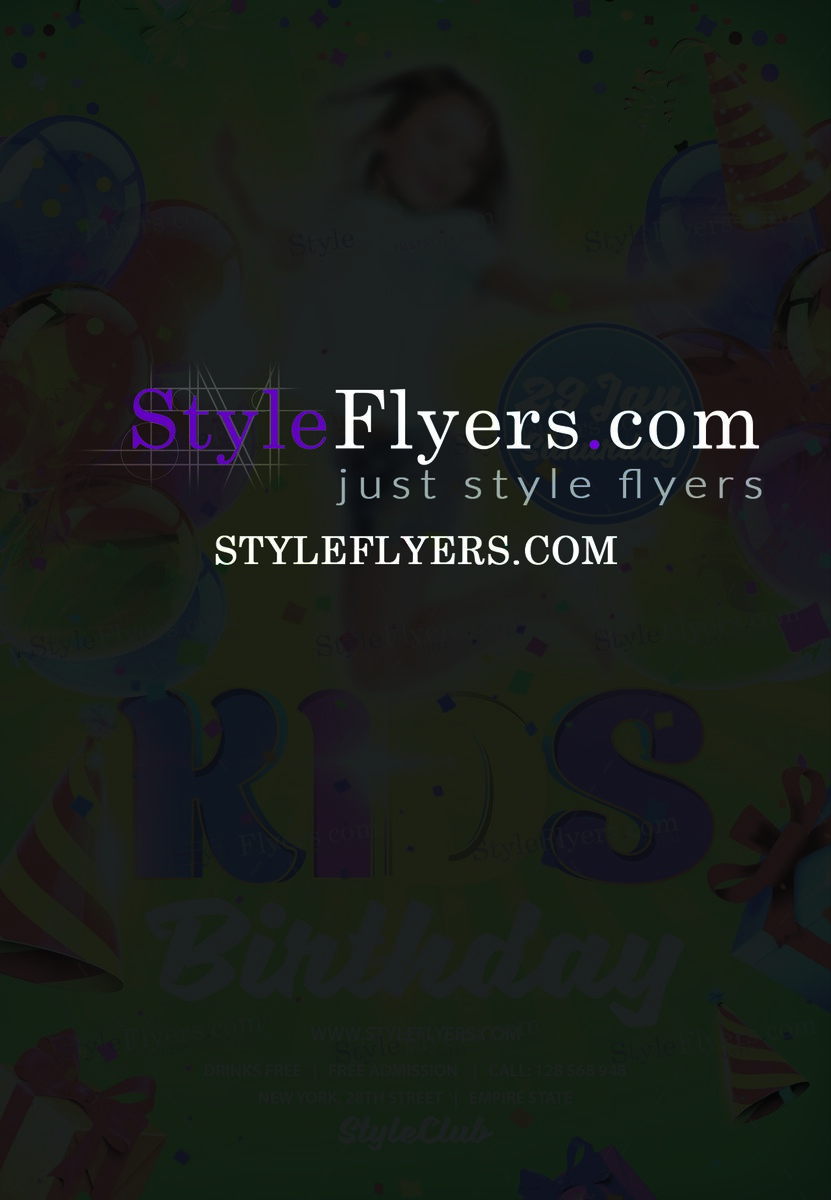Kids Birthday Flyer
