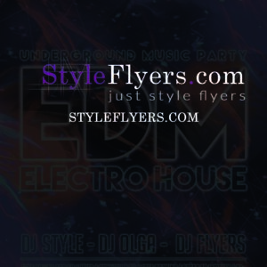 EDM Flyer PSD Flyer Template