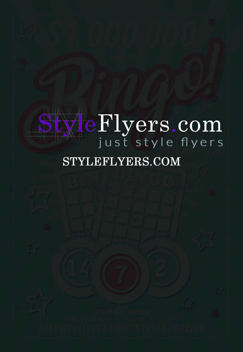 Bingo PSD Flyer Template