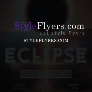 Eclipse PSD Flyer Template