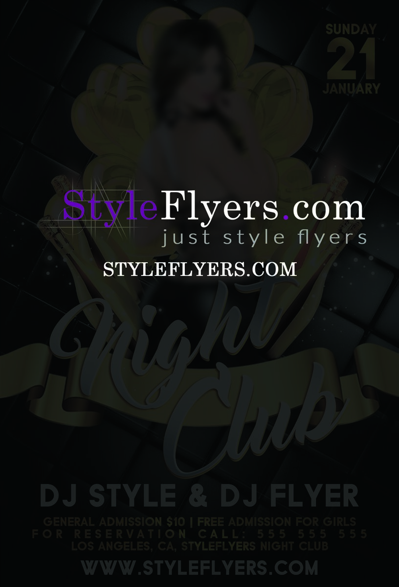 Nightclub Flyer PSD Flyer Template