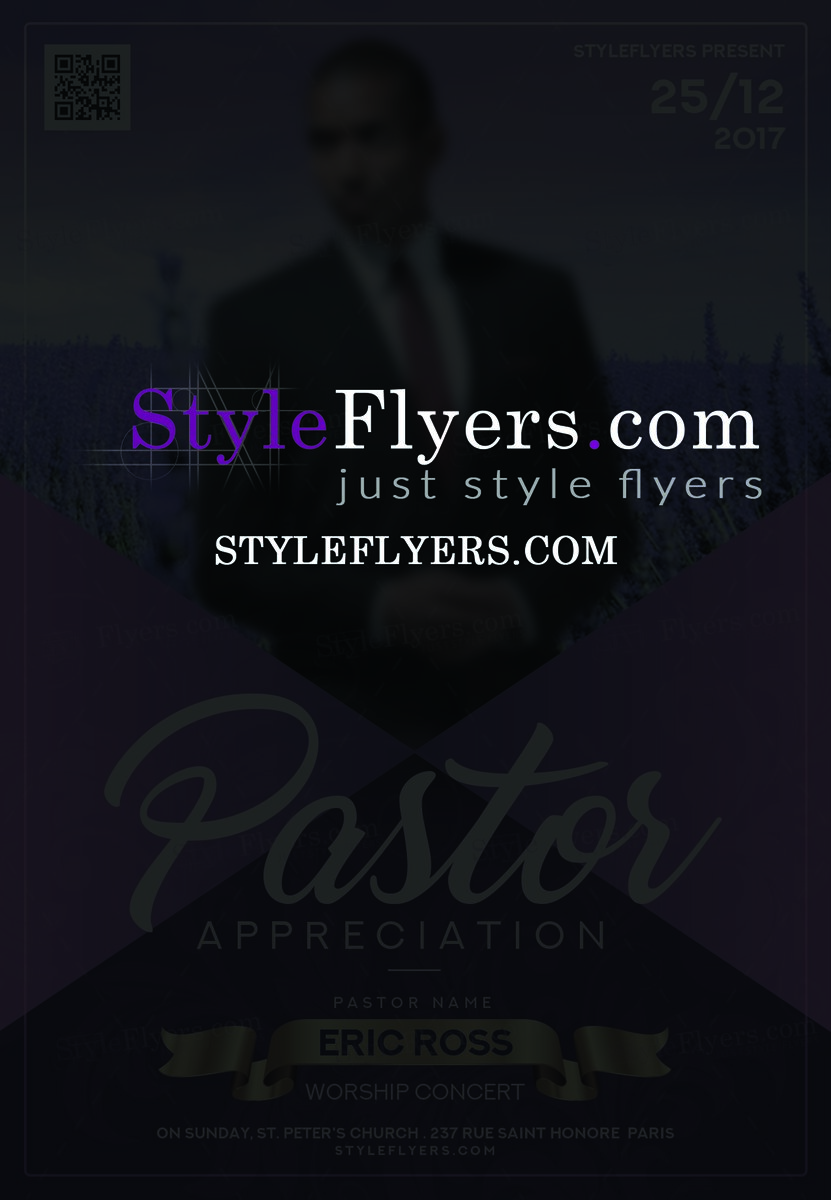 Pastor Appreciation psd flyer upd
