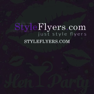 hen party PSD Flyer Template
