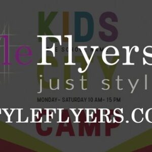 kids city camp psd flyer