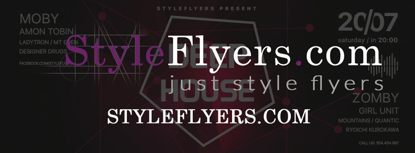 Deep House psd flyer