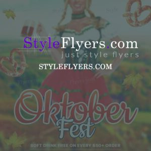 Oktoberfest psd flyer