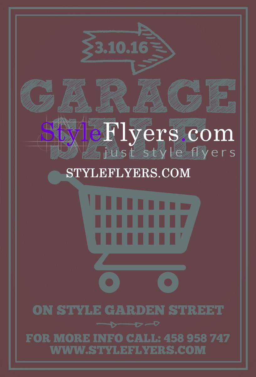 garage sale PSD Flyer Template(3)