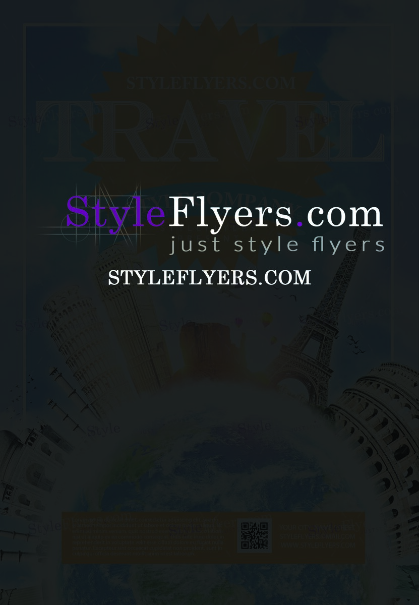 Travel PSD Flyer Template