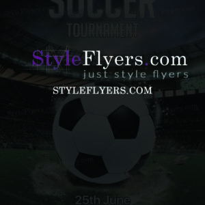 Soccer Tournament psd flyer