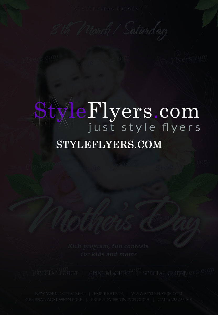 Mothers day PSD Flyer