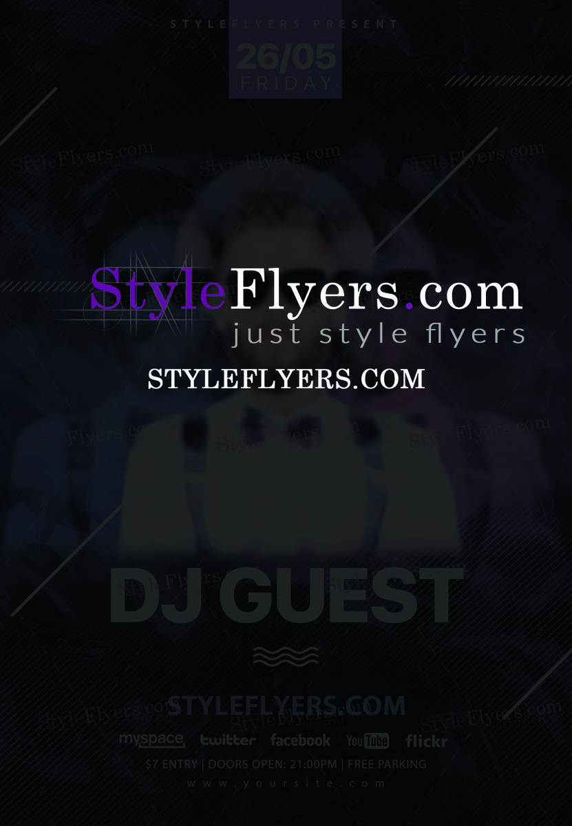 Dj club flyer PSD Flyer