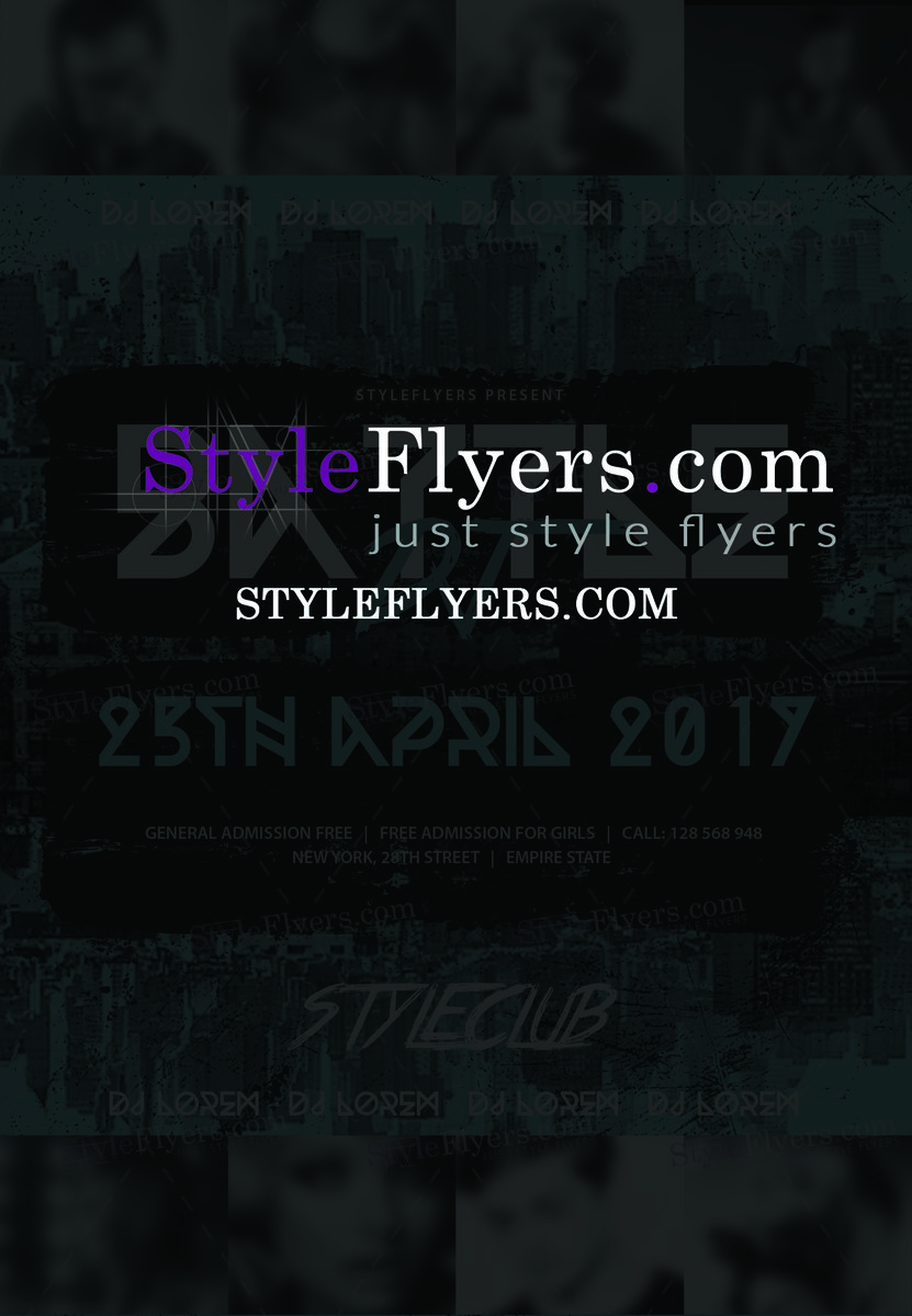 Dj Battle PSD Flyer Template