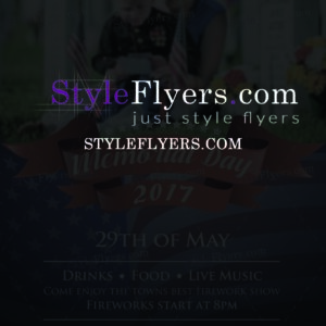 Memorial Day psd flyer1