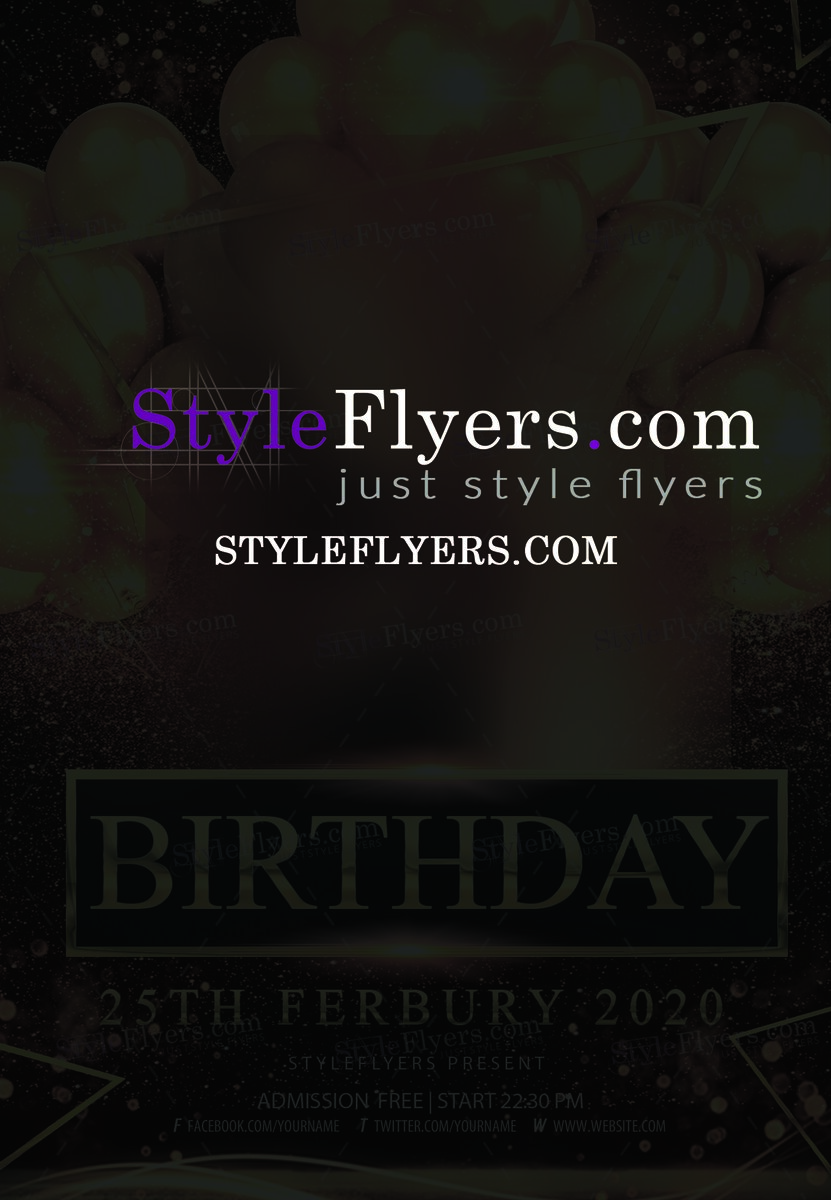 Birthday Flyer