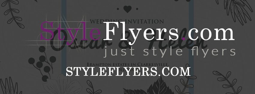 wedding psd flyer