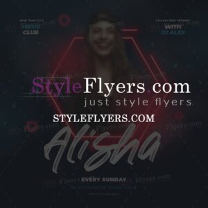 DJ Artist PSD Flyer Template
