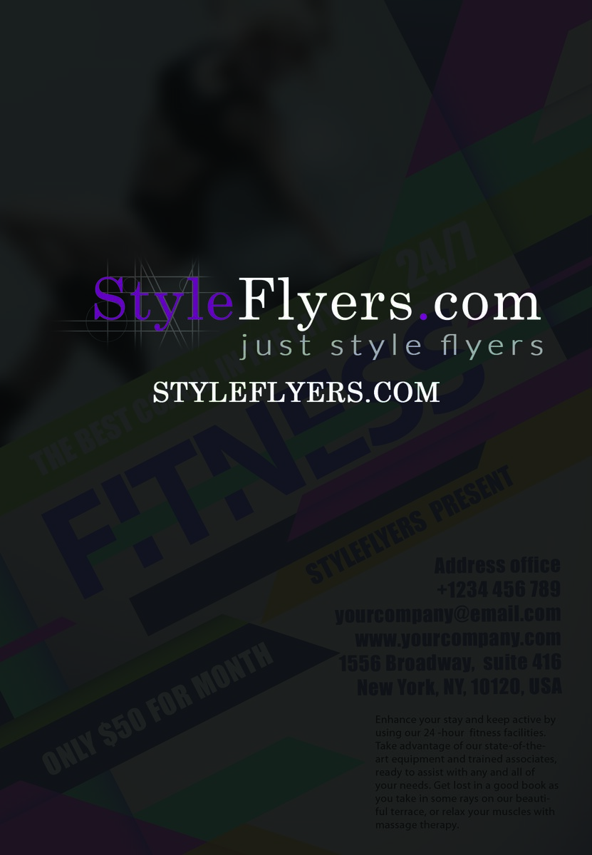 Fitness PSD Flyer Template