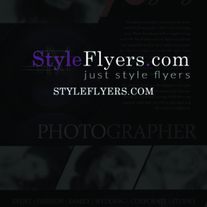 photographer PSD Flyer Template