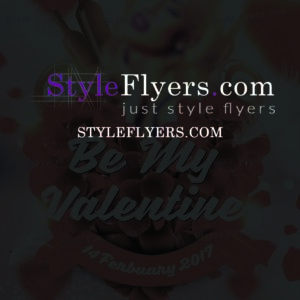 Be my Valentine PSD Flyer Template