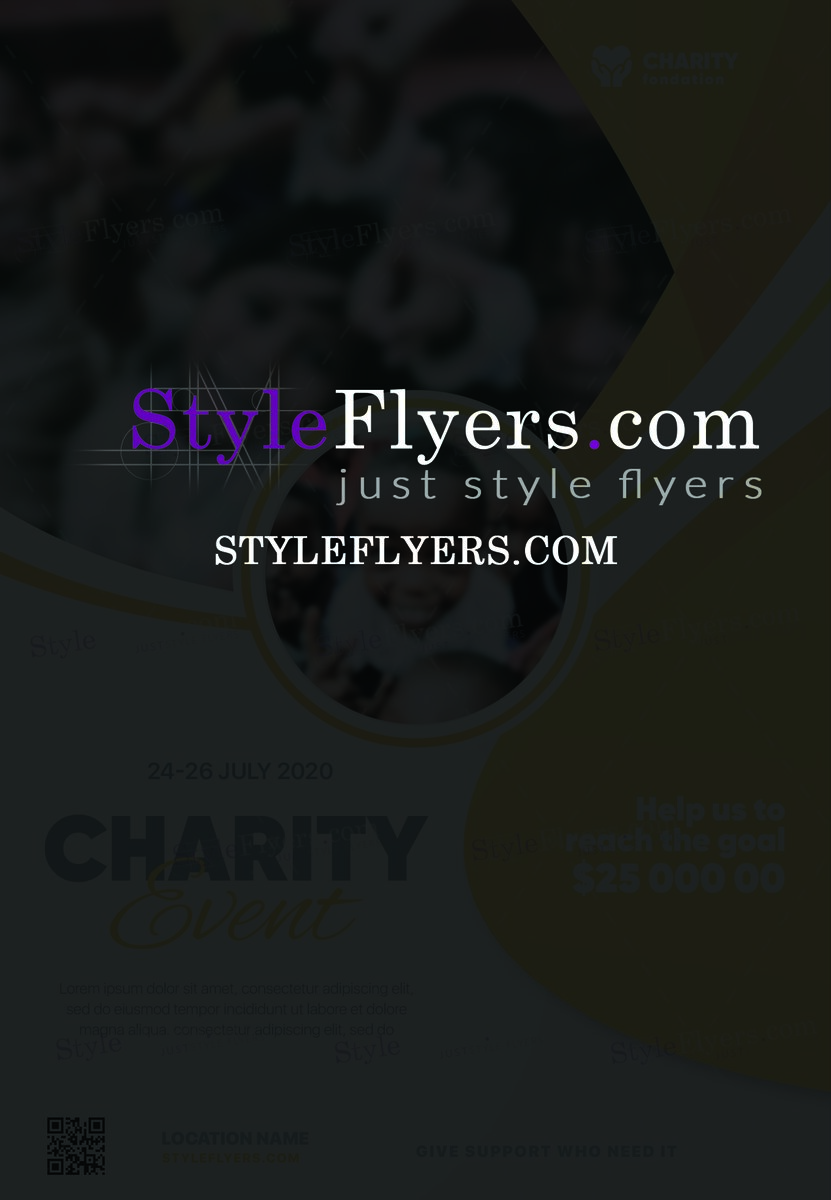 Charity Event PSD Flyer