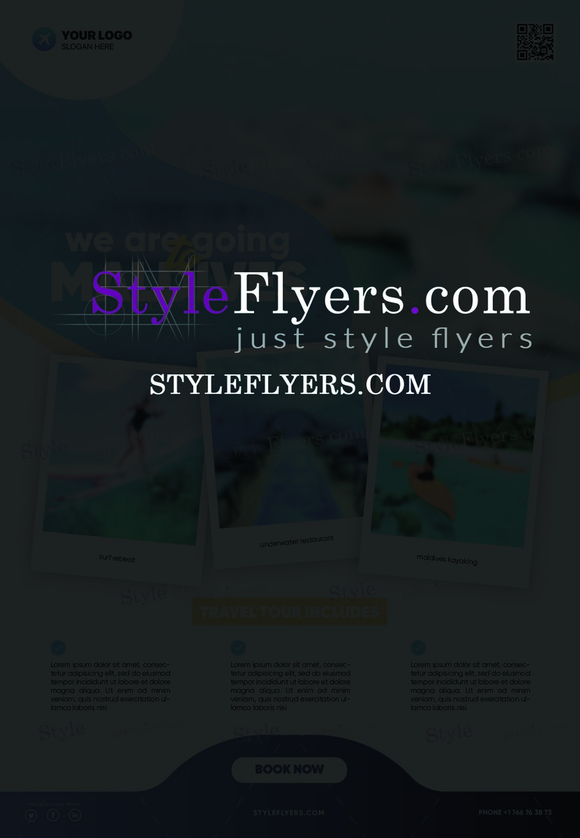 Travel Tour PSD Flyer Template