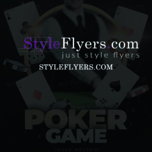 Poker Game PSD Flyer Template