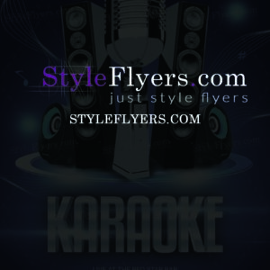 Karaoke PSD Flyer Template